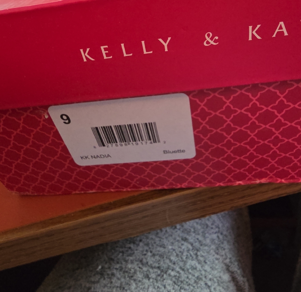 Kelly & Katie Teal Blue Suede Open-Toe Ankle Strap Heels - Picture 5 of 5